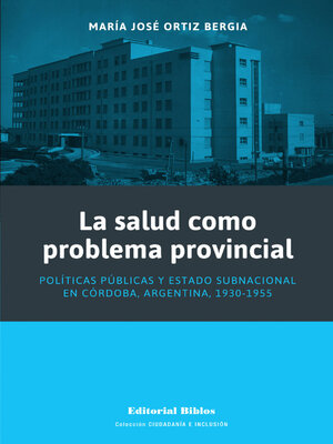 cover image of La salud como problema provincial